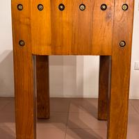 Ceppo di legno da macellaio