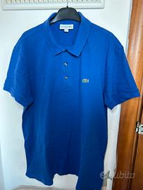 Polo La Coste blu tg.XL