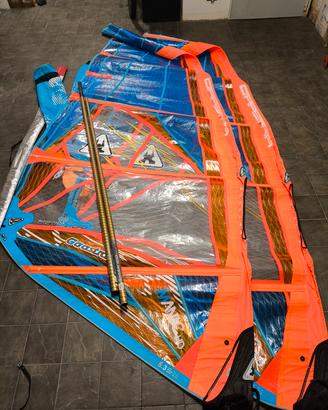Vela windsurf vawe Gaastra Manic HD misura 5.3+4.7