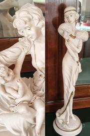 Statuette " maternità" e "dama"