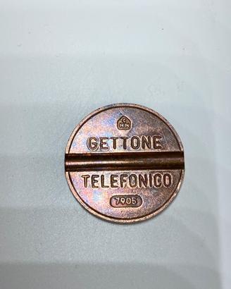 Gettone telefonico 7905 telefono rovesciato