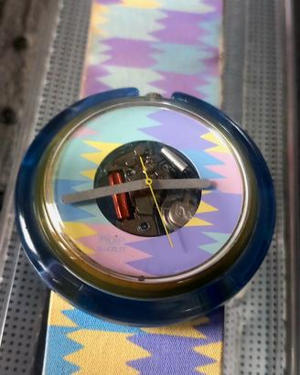 Orologio vintage Pop Swatch modello "Aquaba" 1991