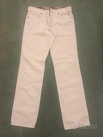 Pantalone uomo burberry beige chiaro