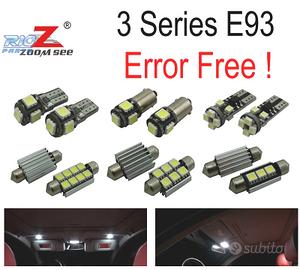 KIT 19 LAMPADE LED INTERNE BMW SERIE 3 E93 320I 32