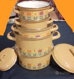 5 PENTOLE 2 COPERCHI non spedisco