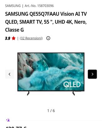 Samsung 55 Qled 4k
