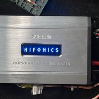 Amplificatore HIFONICS ZXR-500/4E 4 ch, per auto