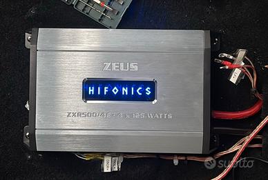 Amplificatore HIFONICS ZXR-500/4E 4 ch, per auto