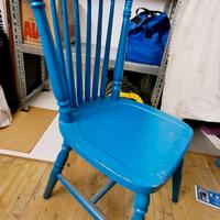 Sedia vintage legno solido