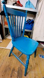 Sedia vintage legno solido