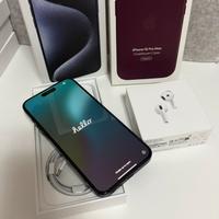 IPhone 15 Pro Max 256 Gb Titanio Blu + AirPods 4