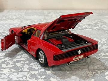 Modellino Ferrari testa Rossa Burago anni 80