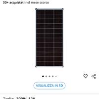pannello fotovoltaico 200w