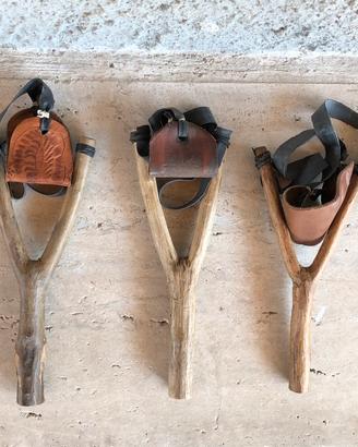 Antica Fionda in legno