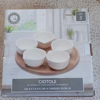 set ciotole ceramica 