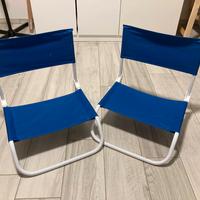 Sedie da spiaggia o piacina