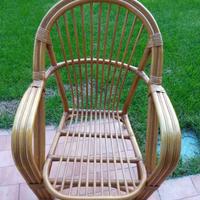 Poltrona da giardino in rattan