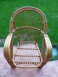 Poltrona da giardino in rattan