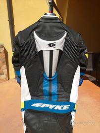 tuta moto 48 spyke intera in pelle 