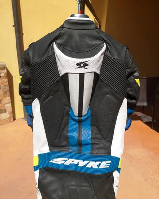 tuta moto 48 spyke intera in pelle 