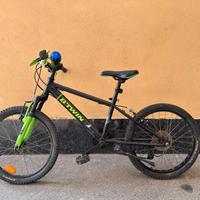 Bicicletta bambino Decathlon 20” nera