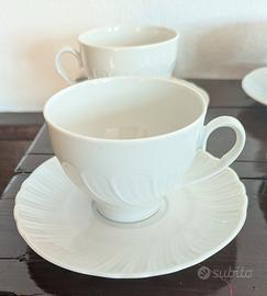 n. 4 tazze da caffè in porcellana Irabia