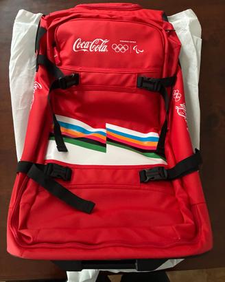 Zaino trolley Coca Cola 64x40x28  bagaglio stiva