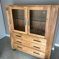 Credenza vetrina Jysk in rovere naturale
