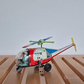 Raro elicottero Vintage Masudaya con scatola