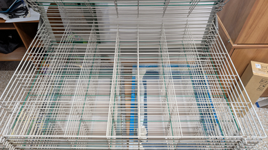 Carrello essiccatoio per stampe