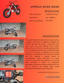 Aprilia SX 50 - 2016