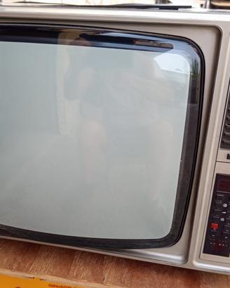 Televisore vintage, tubo catodico Trans 15 pollici