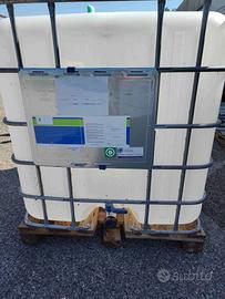 Cisterna acqua 1000 litri su pallet