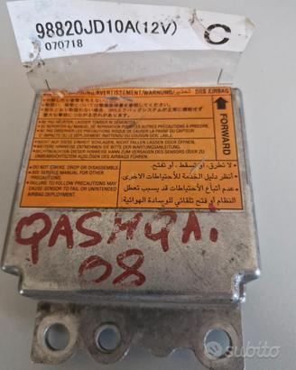 Centralina airbag Nissan Qashqai 98820JD10A