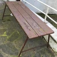 4 Panche in ferro e legno 110x35