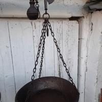 Bilancia stadera con piatto fondo