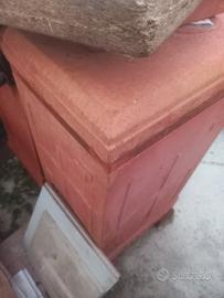STUFA A LEGNA DI TERRACOTTA 