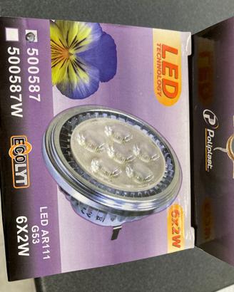 Lampada LED ECOLYT Poliplast 12W AR111 500587