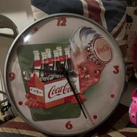 Coca cola orologio da parete vintage