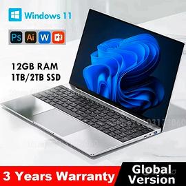 Laptop Windows 11 Pro 2 TB, 12GB RAM Intel Atom