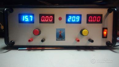 Alimentatore doppio da laboratorio 