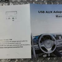 Adattatore Autoradio MP3 Car Auto Audi USB SD AUX