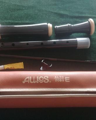 Flauto dolce contralto marca Aulos, mod. 209B (E