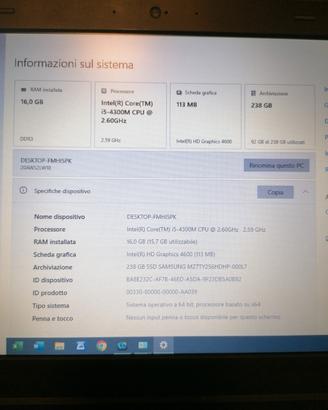 Portatile Lenovo ThinkPad