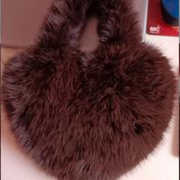 Borsa in pelliccia sintetica