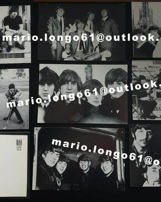 8 Cartoline 10 x 15 dei Beatles allegate alla rivi