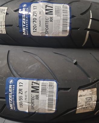 METZELER SPORTEC RR M7 120/70 ZR17 - 190/55 ZR17