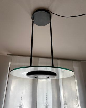 Lampadario UFO vintage vetro