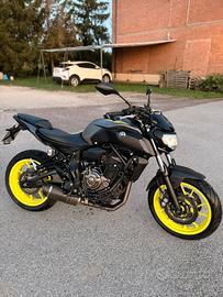 Yamaha MT07 35kw patente A2