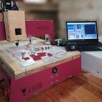 PANTOGRAFO LAVORAZIONE LEGNO CNC AMMA POCKET 600